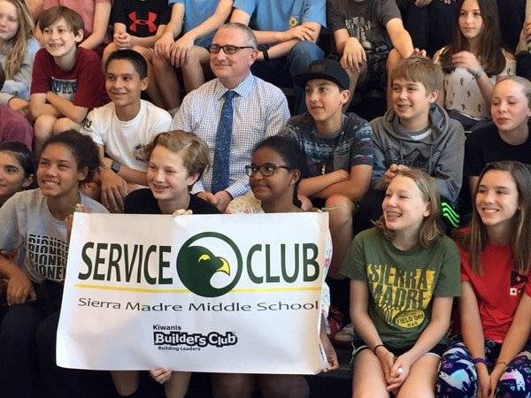 Builders Club Sierra Madre Kiwanis Sierra Madre Middle School