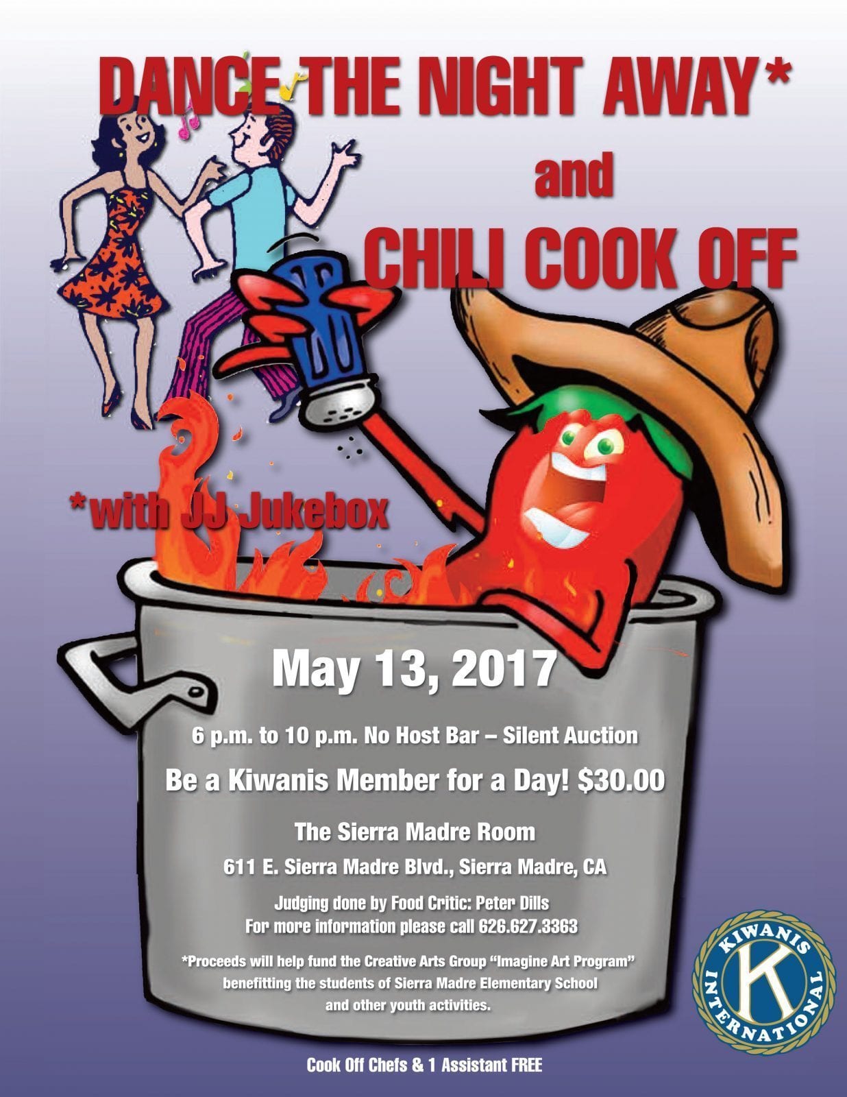 Sierra Madre Kiwanis Annual Dance and Chili Cook Off